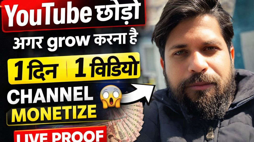 ⁣YouTube छोड़ो अगर Grow करना है 😱 | 1 दिन में 1 Video से Channel Monetize | ApnaTube ने YouTube की छु
