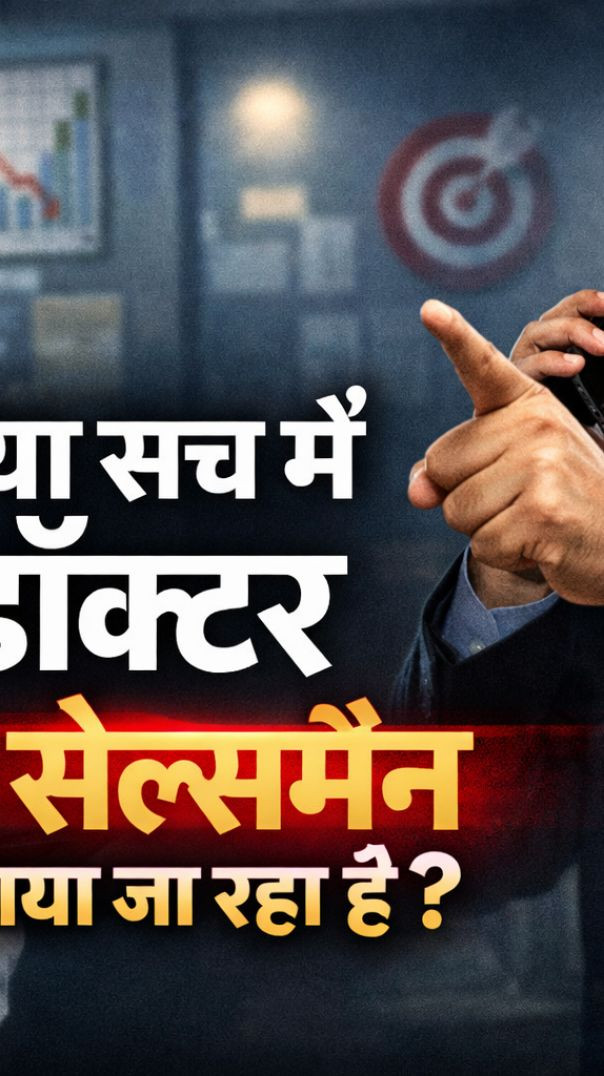 क्या सच में डॉक्टर को सेल्स मेन बनाया जा रहा है
