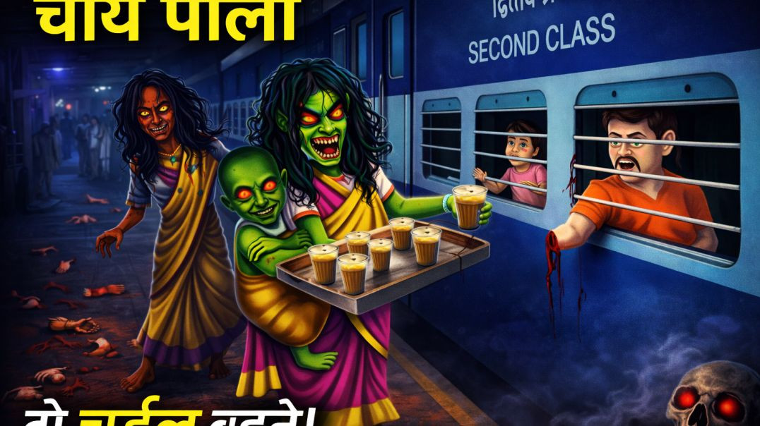 _do_chudail_behne_station_pe_chudail_horror_story_witch_story_bhoot_ghost_1080P