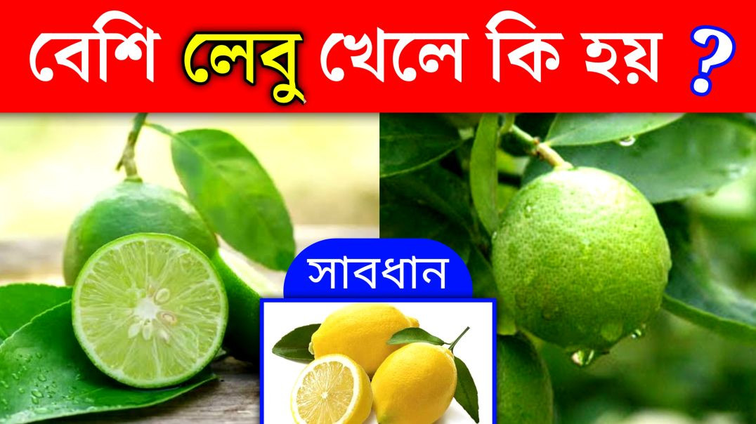 ⁣অতিরিক্ত লেবু খাওয়ার ফলাফল || More Lemon Eating Result