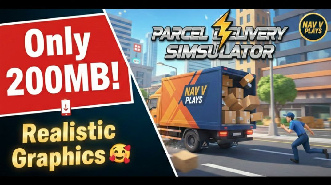 ⁣Itne Realistic Graphics sirf 200MB mein_ 😱 _ Courier Boy se Billionaire tak ka Safar Parcel Delivery