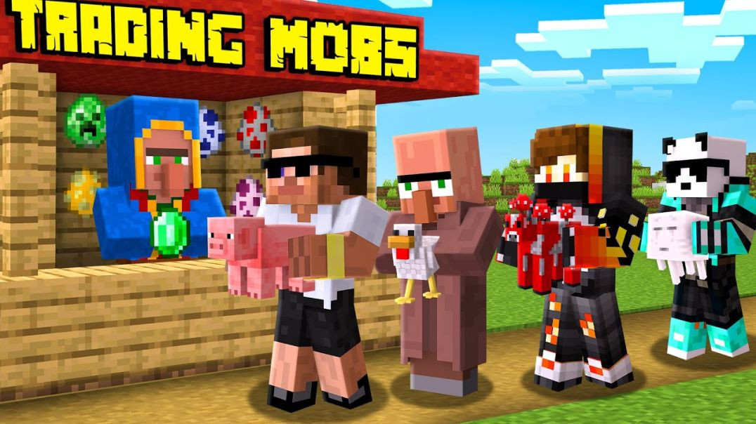 ⁣Selling Mobs to Become Rich in Minecraft..