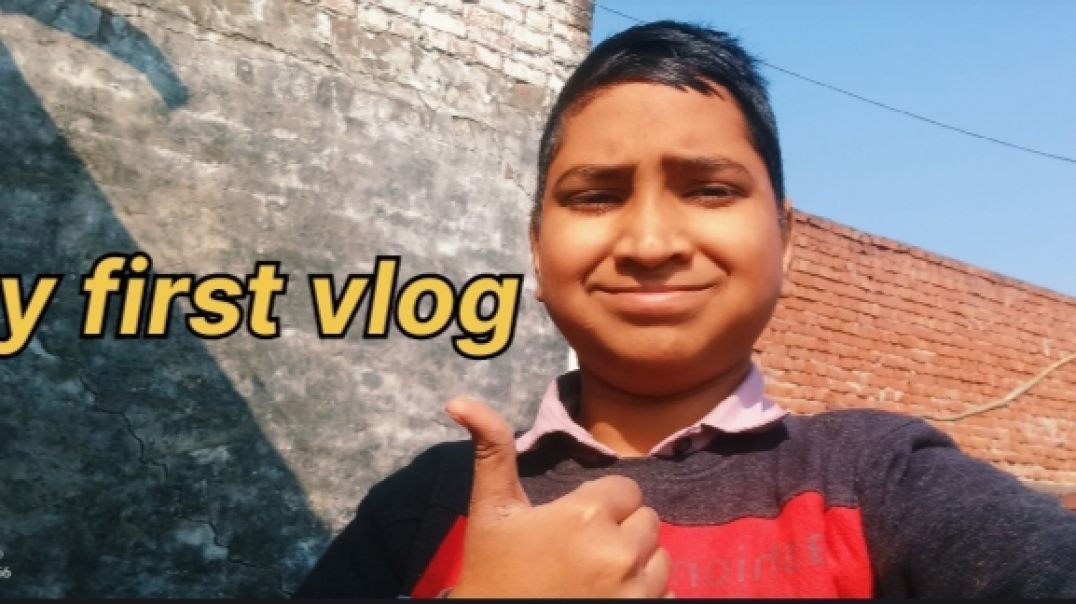⁣MY first vlog friend funny video