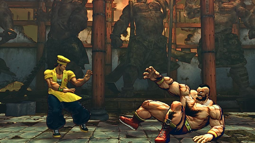 ⁣Yun vs. Zangief: Speed vs. Power!