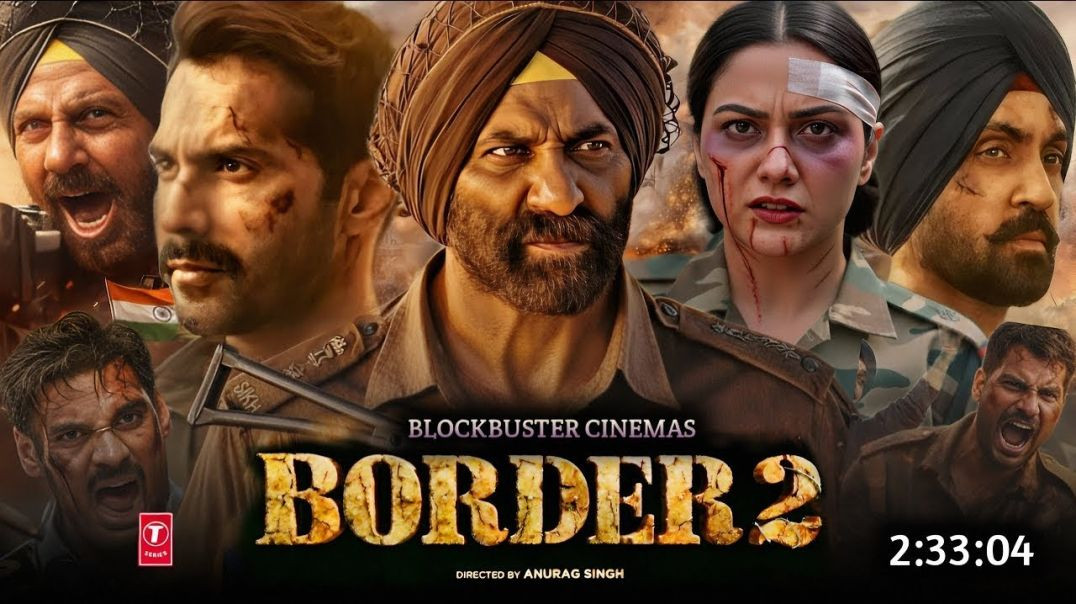 ⁣Border 2 Full Movie Hindi Dubbed 2026 _ Sunny Deol New Movie _ Sonam B _ Latest Movie 2026 Bollywood