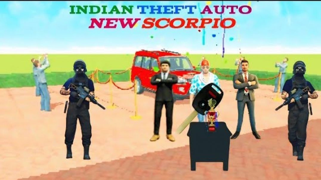⁣Indian theft auto In Franklin new Scorpio purchase gameplay
