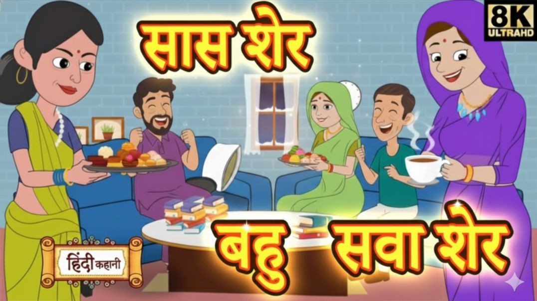 ⁣सास शेर बहू सवा शेर  | Stories in Hindi | Kahani | Bedtime Stories |Fairy Tales |Moral Story‎