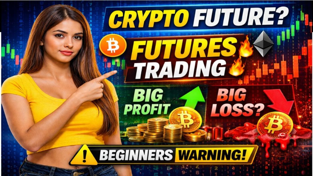 ⁣Crypto Futures Trading Explained in Hindi | Crypto Currency & Token Full Guide 2026