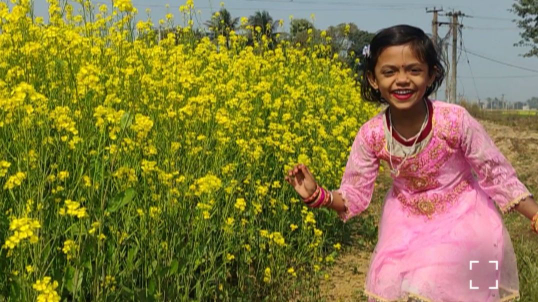 ⁣A Beautiful Day in the Mustard Flower Field #Mustardflowerfeld# trendingvideo # villagelife