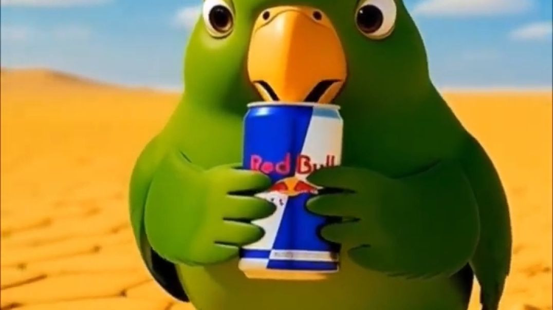 ⁣Parrot 🦜 or Red Bull ka video 🥺🫢 #shorts #viralshort  #story #trendingshorts #aishorts  #parrot #ai