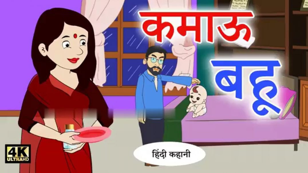 ⁣कमाऊ बहू Hindi Kahaniya _ Bedtime Moral Stories _ Hindi Fairy Tales _ Hindi Kahaniyan TV _ New Story