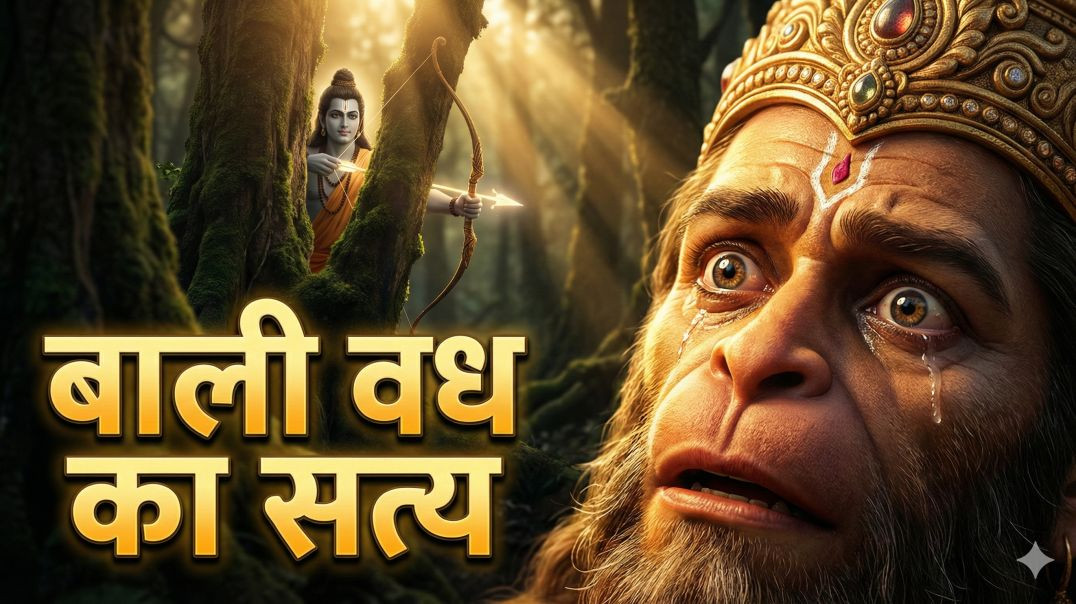 ⁣👉 बाली वध की पूरी कथा | क्यों श्रीराम ने छुपकर बाण चलाया? | रामायण सत्य