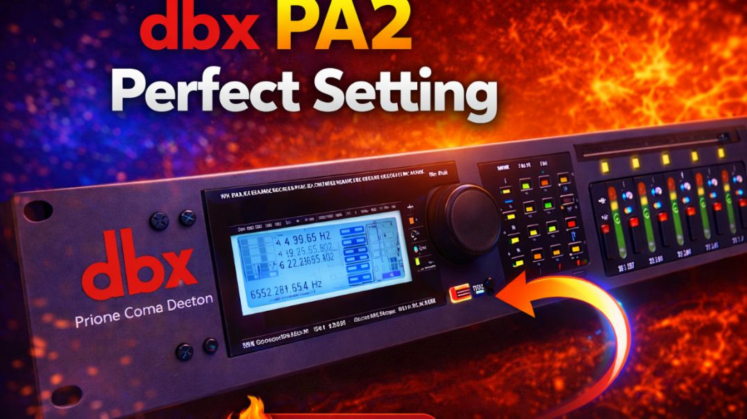 dbx pa2 setting ! dbx driverack pa2 crossover seting ! Dbx crossover setting