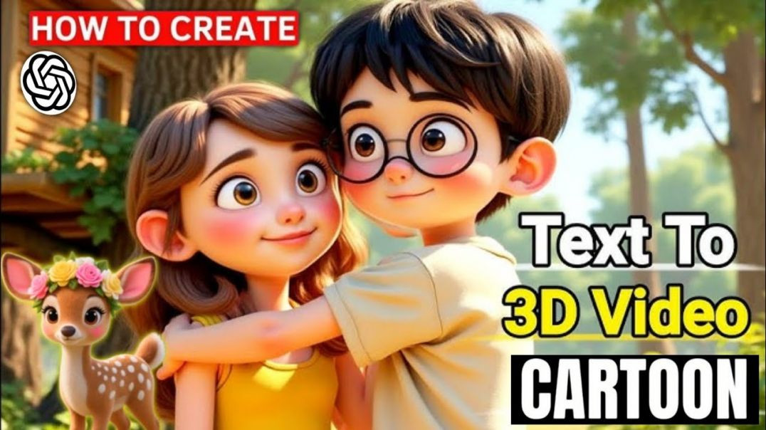⁣Ai se cartoon video kaise banaye | 3d cartoon video kaise banaye | Ai video kaise banaye