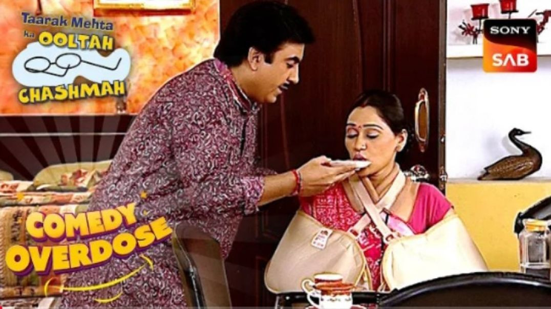 ⁣Jetha ने पिलाया Daya को अपने हाथ से Chai | Taarak Mehta Ka Ooltah Chashmah |  Comedy Overdose