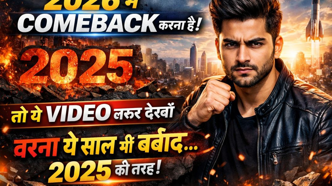 ⁣2026 में COMEBACK करना है? ये वीडियो नहीं देखी तो फिर पछताओगे! 😱