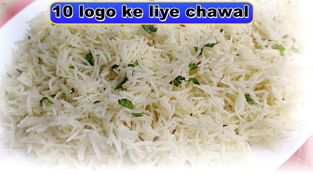 ⁣10 logo ke liye chawal | 10 logon ke liye khana / surender halwai