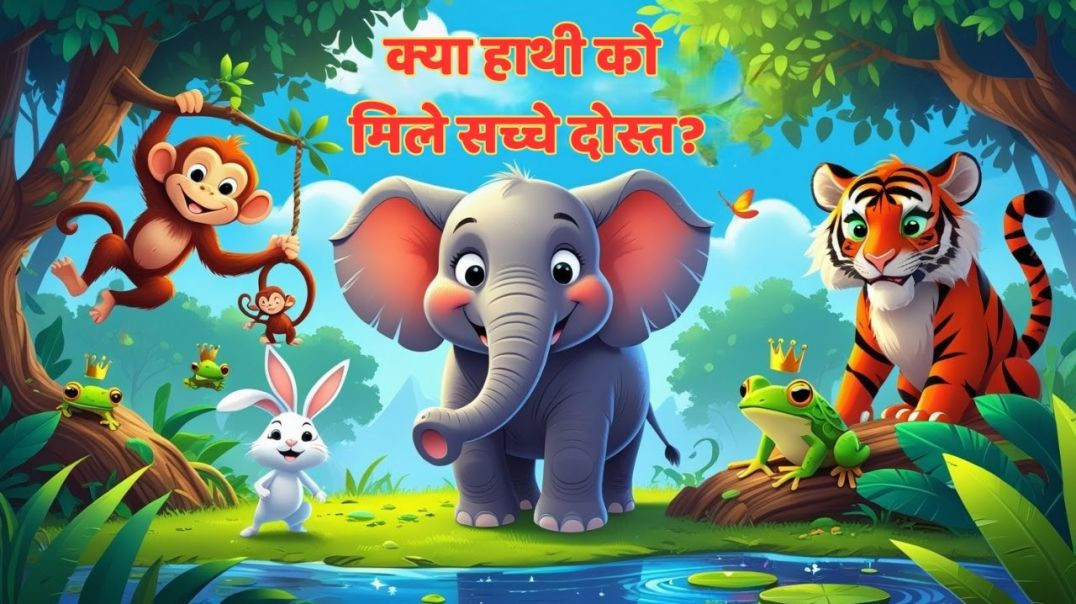 ⁣हाथी मेरे साथी Elephant Mere Sathi, Child and Animal Story Hindi Cartoon Video #kidscartoon #anmals