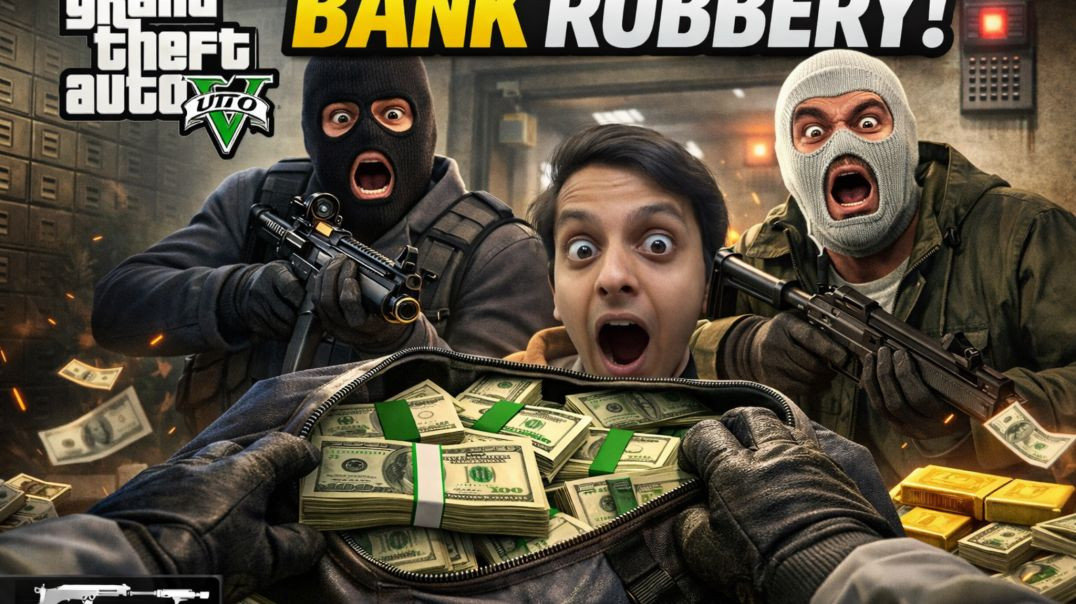 ⁣GTA V Bank Heist Mission Full Gameplay | Hindi