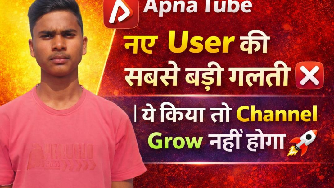 ⁣Apna Tube नए User की सबसे बड़ी गलती ❌ | ये किया तो Channel Grow नहीं होगा 🚀