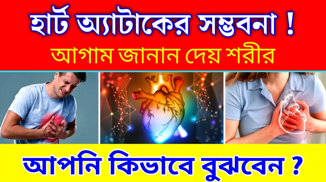 ⁣হার্ট অ্যাটাকর আগেই জানিয়ে দেয় শরীর | Heart Attack