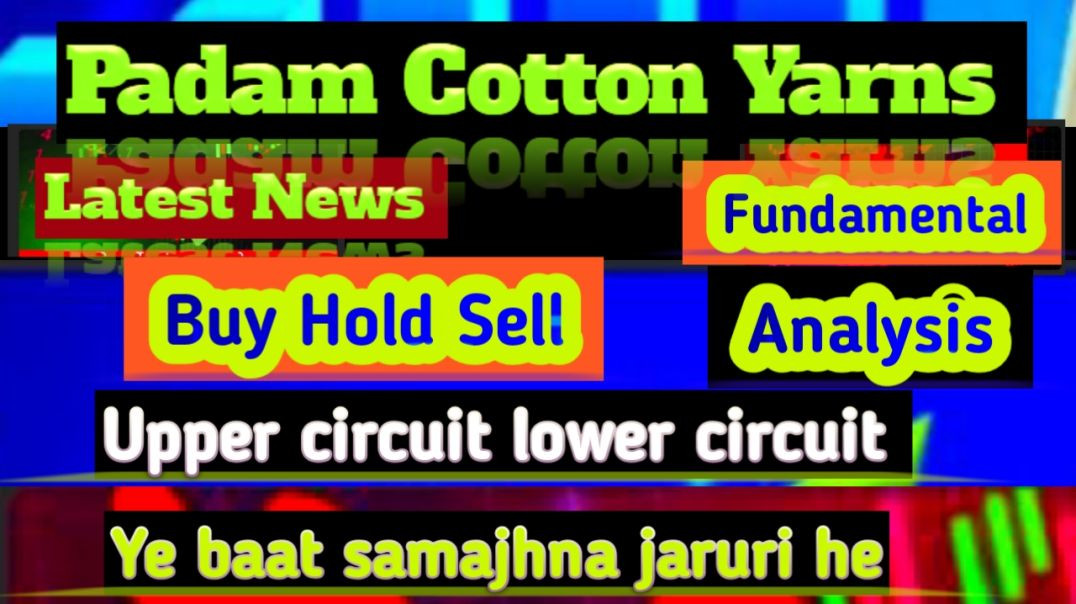 ⁣Padam Cotton Yarns  Analysis