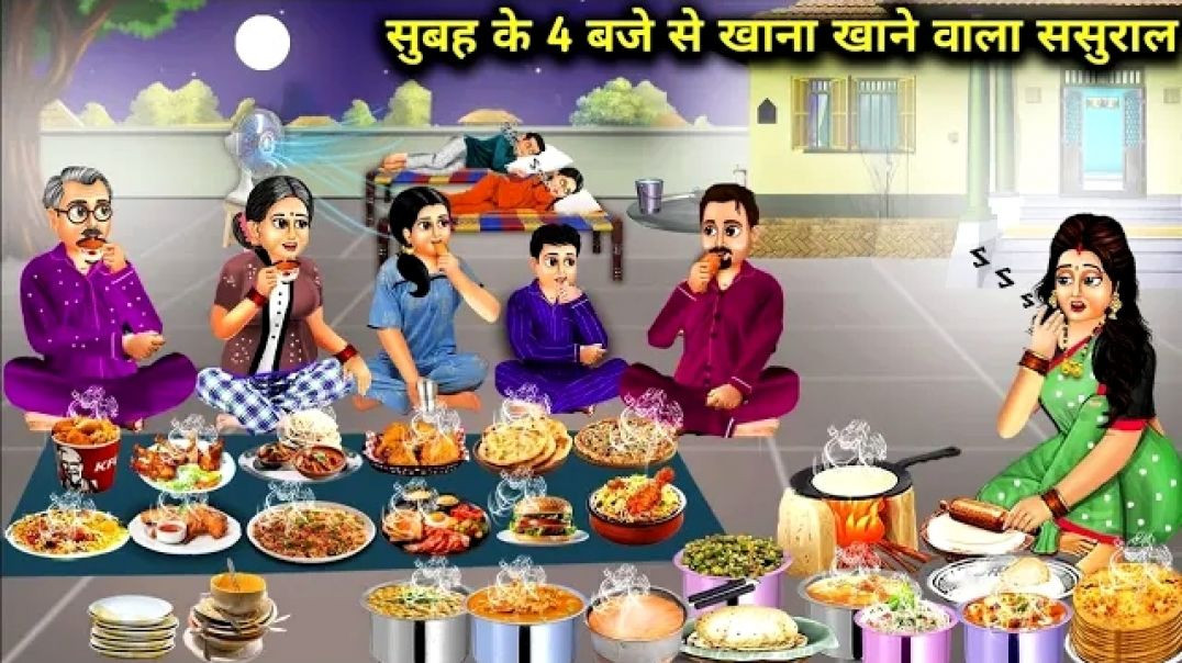 ⁣सुबह के 4 बजे से खाना खाने वाला ससुराल