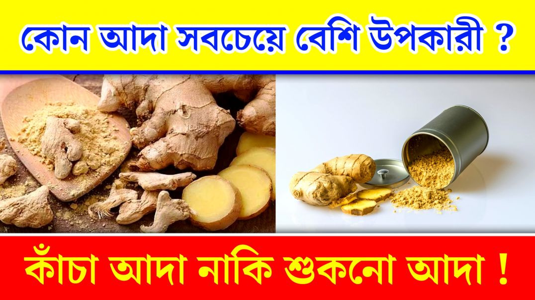 কাঁচা নাকি শুকনো আদা কোনটির গুণাগুণ বেশি ? | Benefits Of Ginger