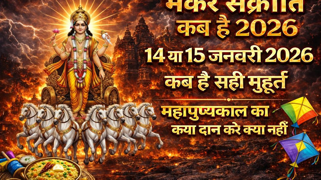 ⁣मकर संक्रांति कब है क्या है सही मुहूर्त क्या दान करें क्यों ना करें