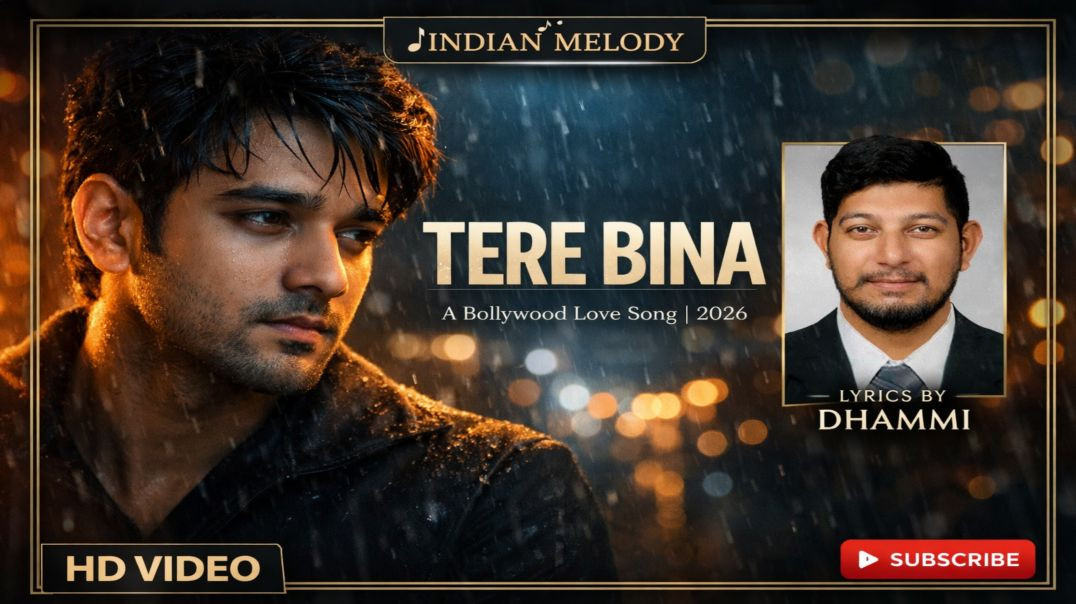 ⁣TERE BINA ❤️ | New Bollywood Romantic Song 2026 | Lyrics by Dhammi | Indian Melody Official