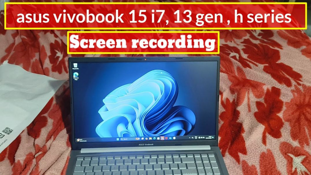 ⁣Asus vivobook 15 i7 , 13 Gen , h series me screen recording kaise kare _ screen recording