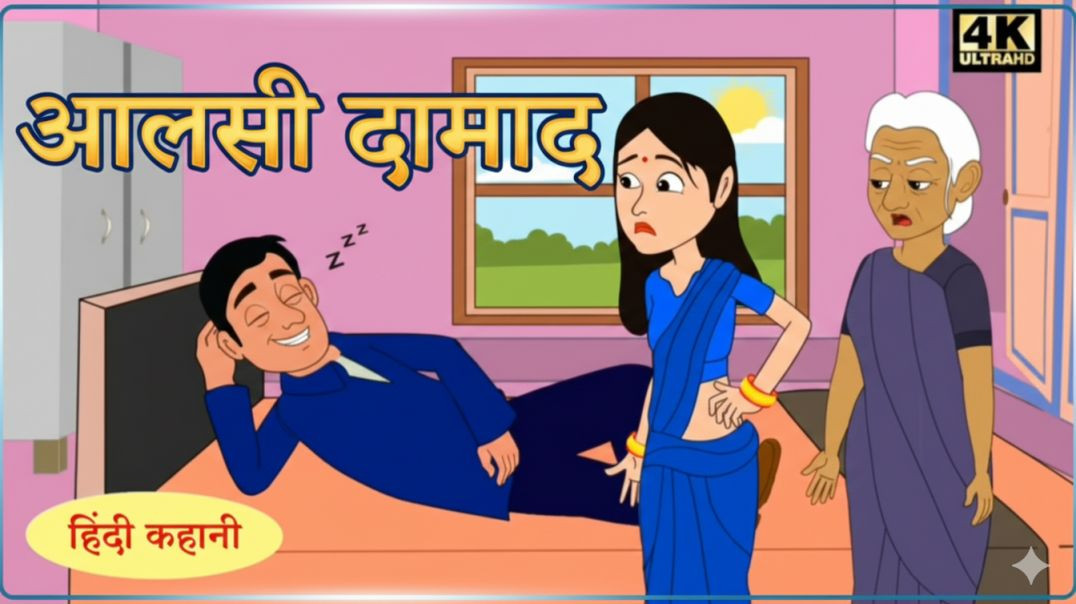 ⁣आलसी दामाद | Stories in Hindi | Kahani | Bedtime Stories |Fairy Tales |Moral Story‎