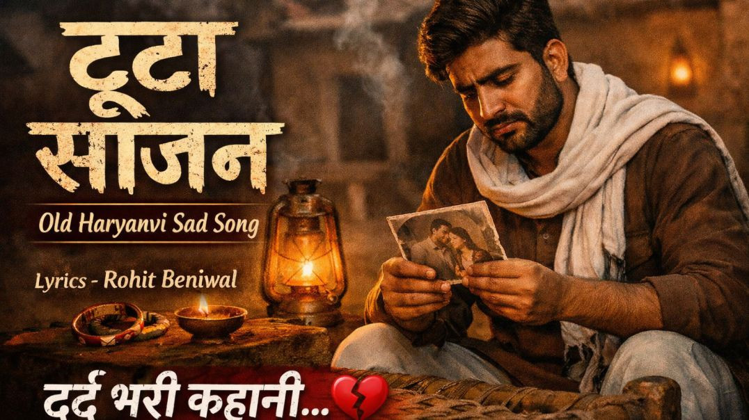 ⁣टूटा साजन 💔 | Old Haryanvi Sad Song | Lyrics – Rohit Beniwal | Heart Touching Song