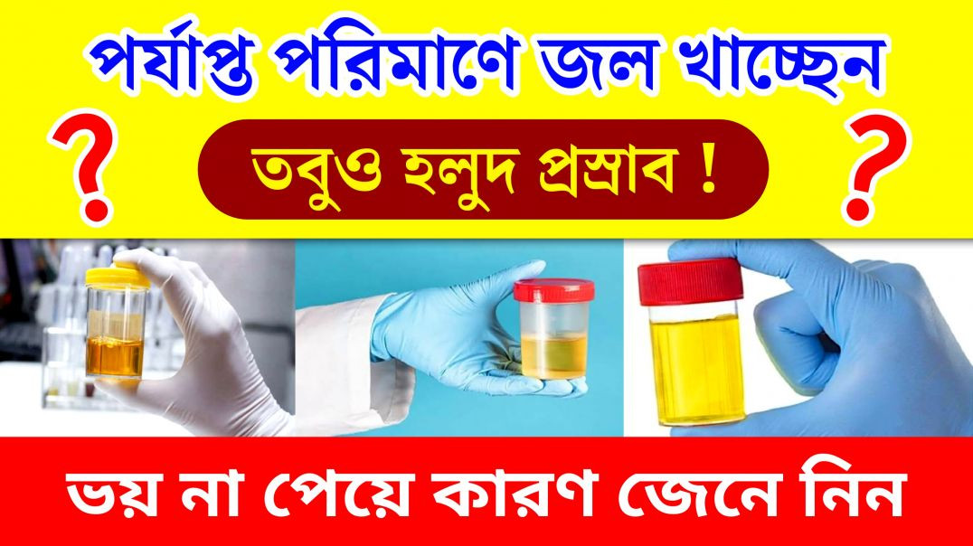⁣হলুদ রঙের প্রস্রাব কেন হয় ? | Yellow Urine Problem