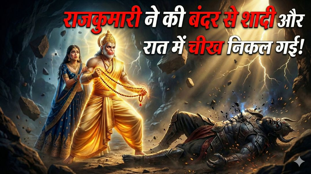 ⁣बंदर और राजकुमारी की अनोखी शादी | Bandar aur Rajkumari ki Shaadi | Hindi Kahani | Devotional Story