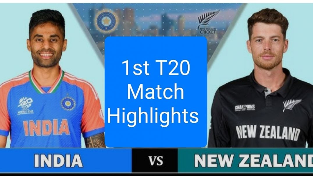 ⁣India Vs New Zealand 1st T20 Match 2026 Highlights