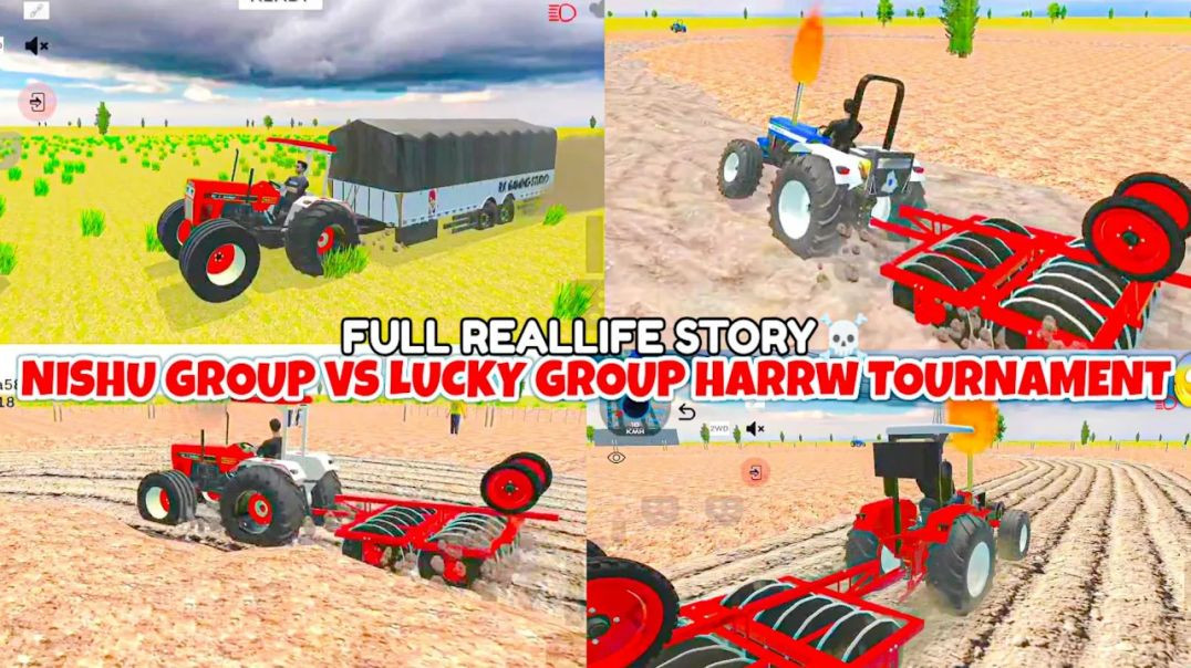 ⁣Nishu Group vs Lucky Goldsmith Group Harrow Trolley Tournament | Indian Desi Life Simulator 3D