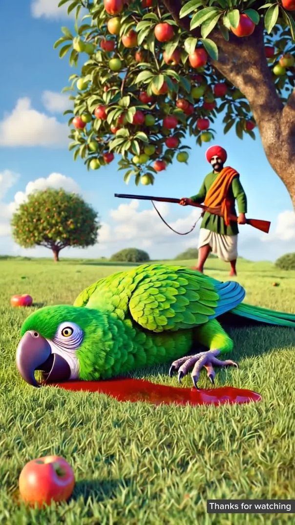 Tota or kabutar ki dosti 😊