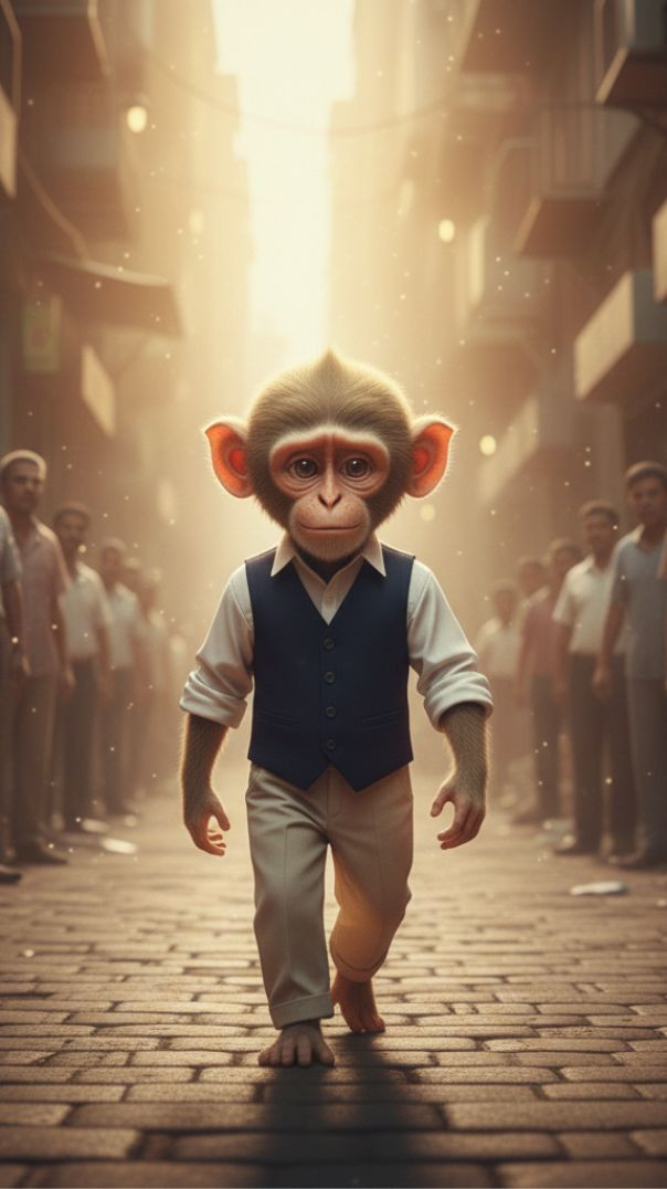 गरीब बंदर की मेहनत | Mehnat Ne Badli Kismat 🐒💪