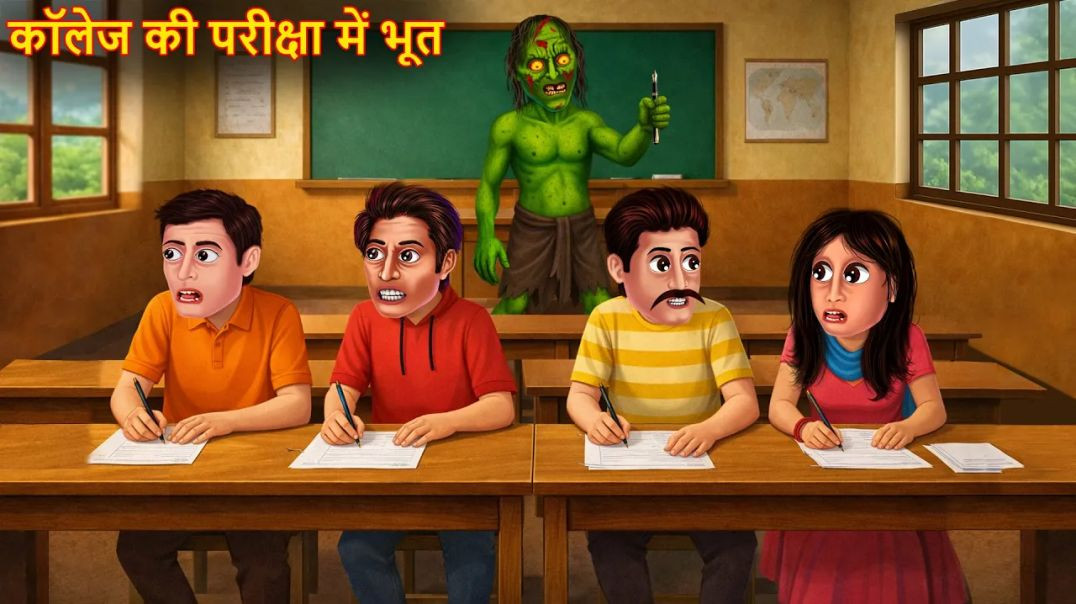 ⁣कॉलेज की परीक्षा में आया भूत | Haunted College | Bhoot Kahaniya | Horror Stories Stories | Chudail