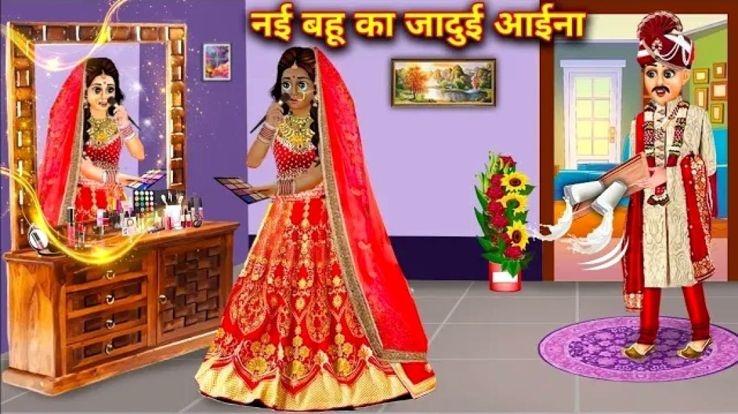 ⁣नई बहू का जादुई आईना #cartoon #cartoonstory  #viral #trending #moralstory #funny #comedy#kids #kidss