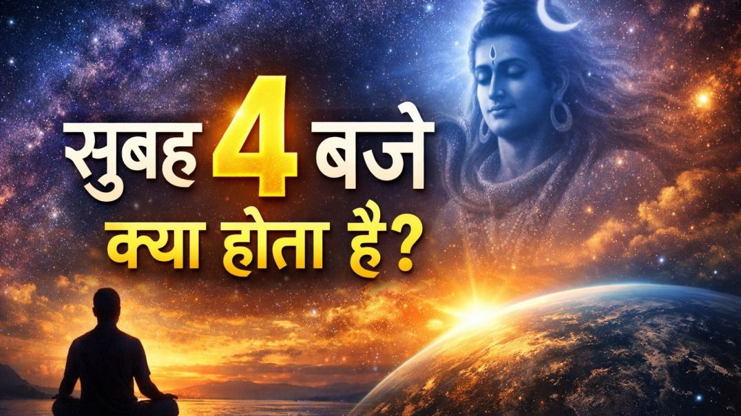 ⁣सुबह 4 बजे ब्रह्मांड क्या करता है? | Brahma Muhurat का रहस्य | Spiritual Awakening Hindi