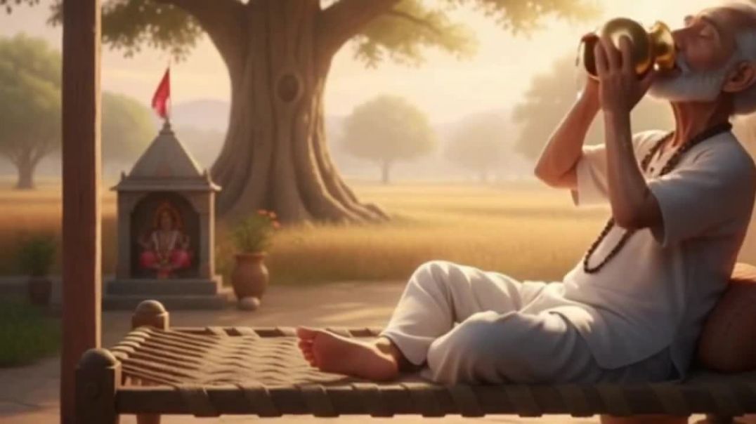 ⁣खरबूजा और ठाकुर जी की लीला💥 कृष्णदास जी की सच्ची भक्ति 🕉️ (720P