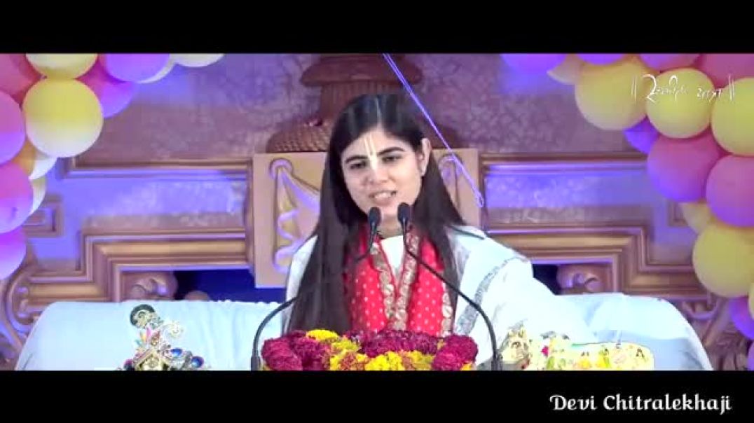 ⁣लुभावना_प्रसंग_-_कन्हैया_अपनी_मैया_से_विवाह_की_चर्चा_करते_हुए____Devi_Chitralekhaji_#sankirtanyatra(360p)