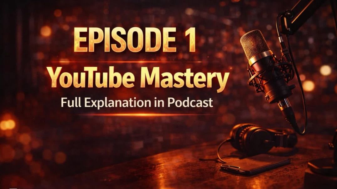 ⁣YouTube Mastery |  Complete Podcast Series | Full Knowledge Step by Step