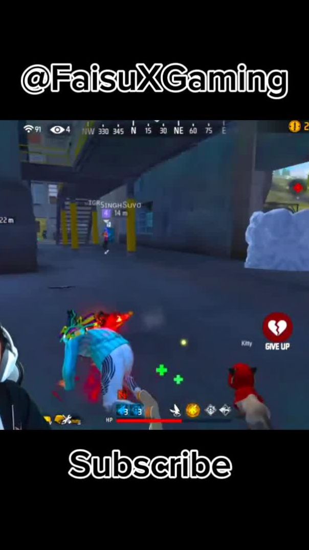 Tonde Gamer ko ek shot mein maar diya #freefireindia