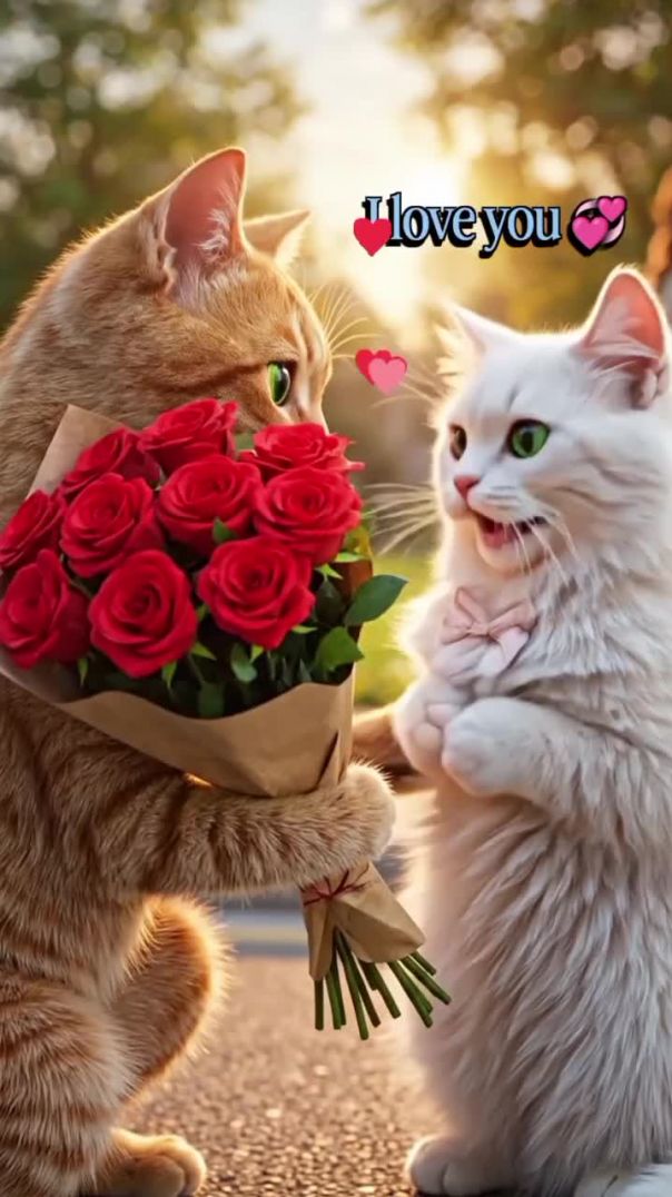 Cat&Roseday #please like and subscribe