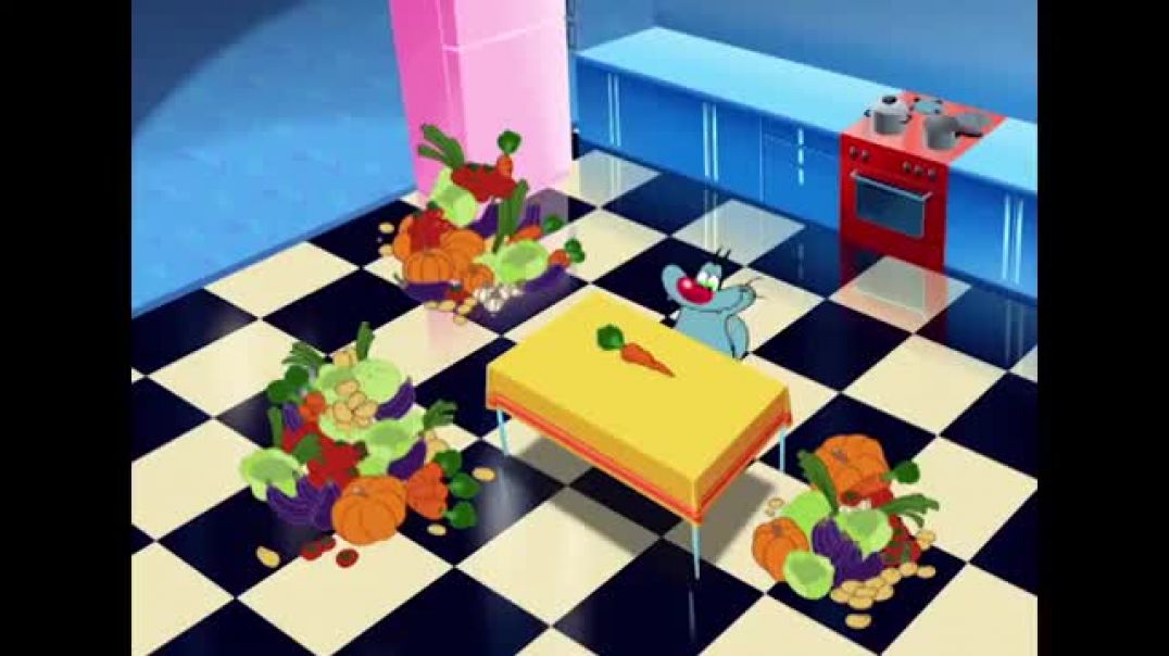 ⁣हिंदी 🥕 Oggy and the Cockroaches – AN OGGY AND THE LIVING CARROT 🐱 | Hindi Cartoons for Kids