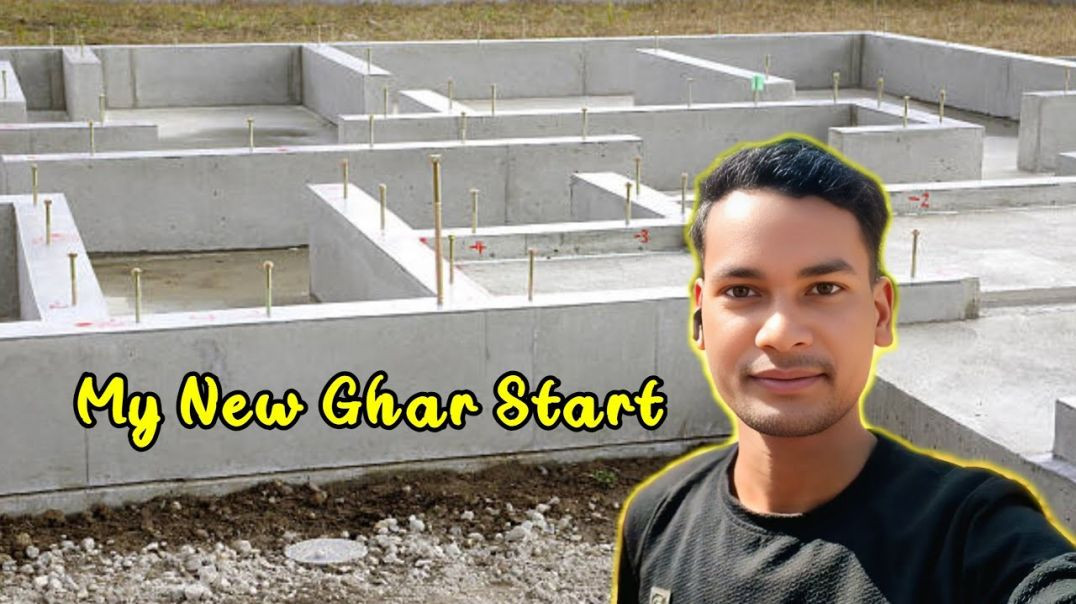 ⁣My New Ghar Start 😊 ghar Banna start ho gaya 🏠 #ghar #newghar #rockyvlogs08 🏠 _ghar _newghar _rockyvlog