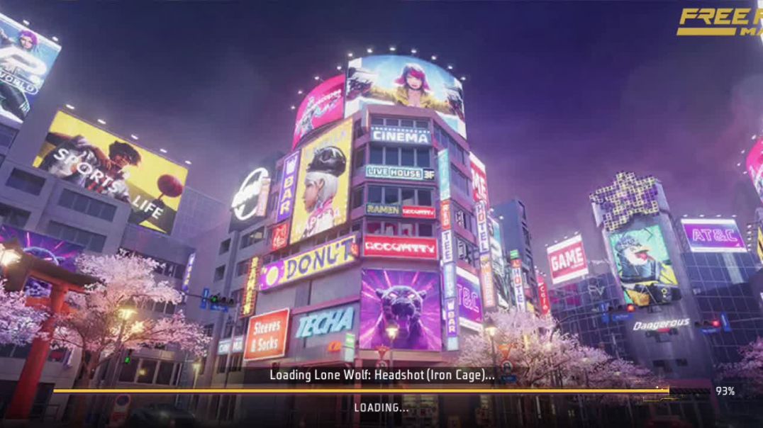 ⁣Free fire max lone wolf gameplay😱😱